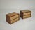 Vintage Bedside Tables in Wood and Bronzed Mirrored Glass, 1970s, Set of 2 For Sale - Image 12 of 18