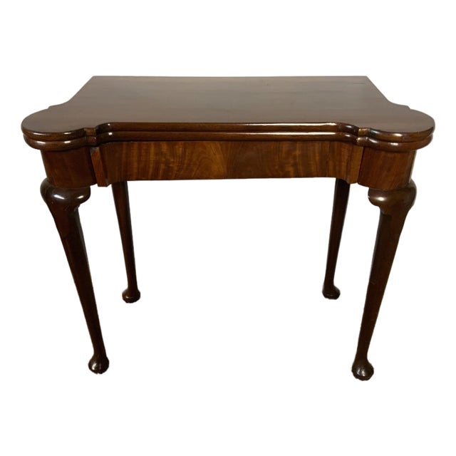 George 11 Concertina Card Table For Sale