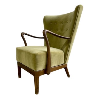 Alfred Christensen Scandinavian Modern Lounge Chair For Sale