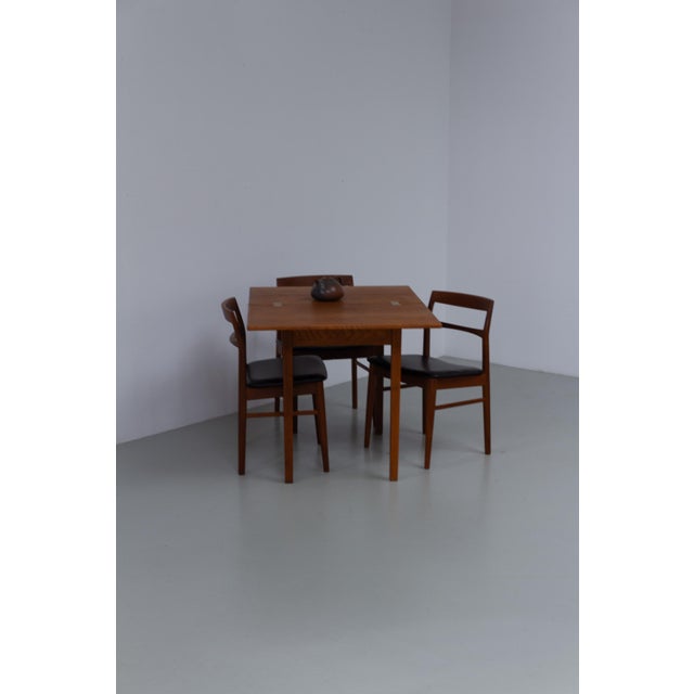 Mid-Century Danish Compact Folding Oak Dining Table attributed to Børge Mogensen, 1950s For Sale - Image 9 of 18