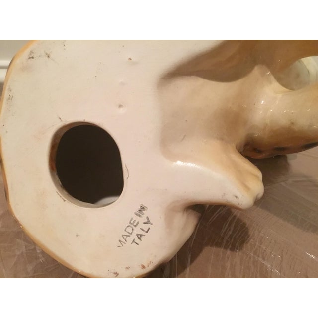 Ceramic Rare Vintage Italian Ceramic Cheetah Family – Complete Set of Three – Mid-Century Modern / Hollywood Regency – Made in Italy For Sale - Image 7 of 10