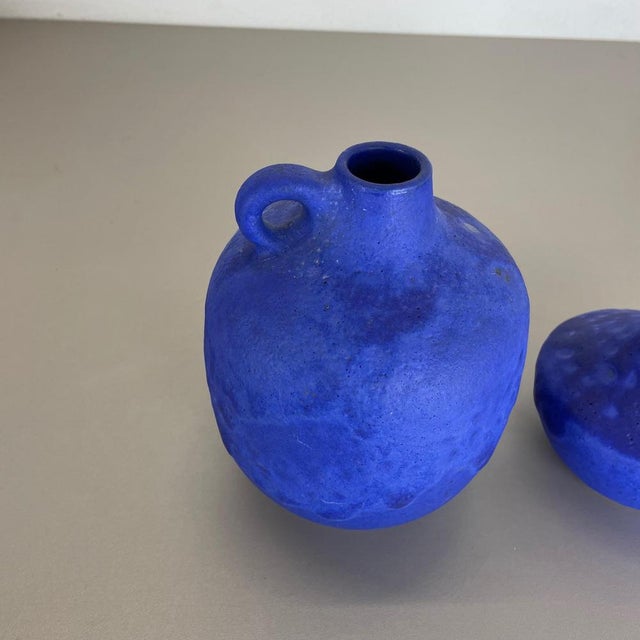 Ceramic Studio Pottery Vases from Hartwig Heyne Ceramics, Germany, 1970s, Set of 2 For Sale - Image 6 of 18