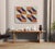 2020s Geometric Composition With Purple and Orange For Sale - Image 5 of 5