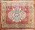 a mid-20th-century square turkish anatolian mini rug Details rug no. j3833 size 1' 5" x 1' 8" (43 x 51 cm)