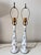 Traditional 1950s Warren Kessler Hand-Painted Opaline Lamps - Pair For Sale - Image 3 of 12