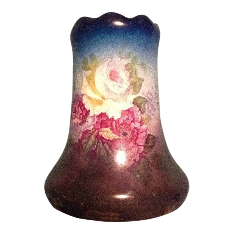 Floral Hand Painted German Vase Chairish