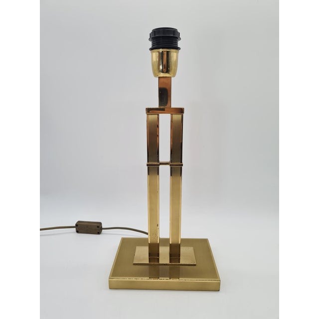 Metal Table Lamp from JJS Swiss-Made Gland, Switzerland, 1970s. For Sale - Image 7 of 12