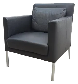 Jason Armchair in Leather from Walter Knoll