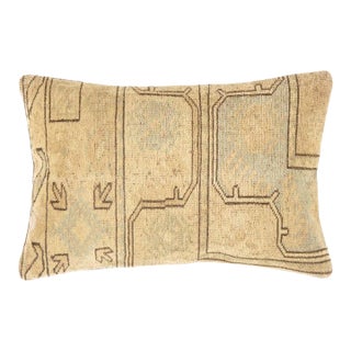 Pasargad DC Vintage Hand Knotted Rug Turkish Pillow For Sale
