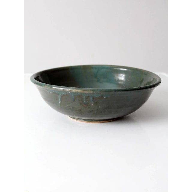 Vintage Studio Pottery Bowl For Sale - Image 10 of 12