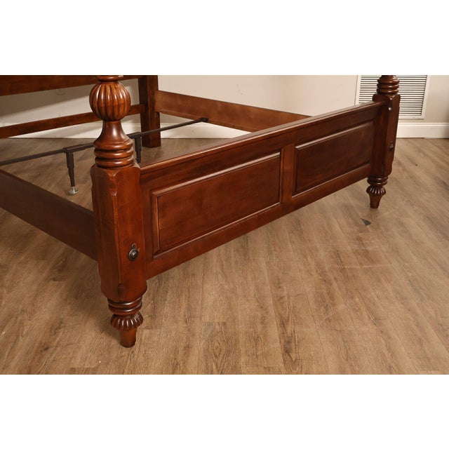 Wood Kincaid Tall Four Poster King Bed Frame For Sale - Image 7 of 18
