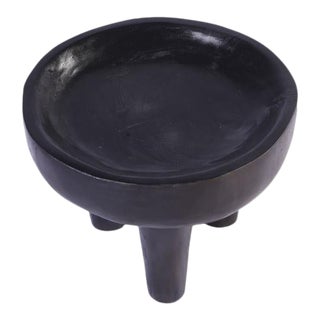 Organic Modern Three Legs Plate Accent Table For Sale