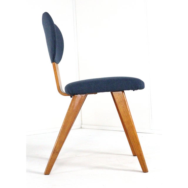 Round Dining Table and Chairs in Beech Heart, 1950s, Set of 5 For Sale - Image 8 of 18