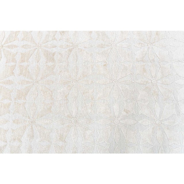 Textile Modern Traditional-Inspired Wool and Silk Rug by Doris Leslie Blau For Sale - Image 7 of 9