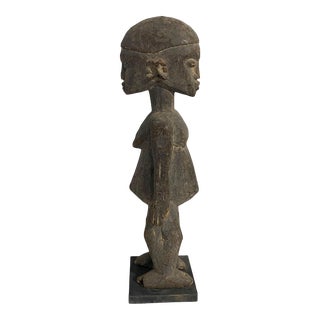 Old African Lobi Shrine Male/Female Figure Bateba 21.5 in Burkina Faso For Sale