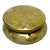 Early 1900s Antique Small Loetz Art Glass Yellow Golden Trinket Box For Sale
