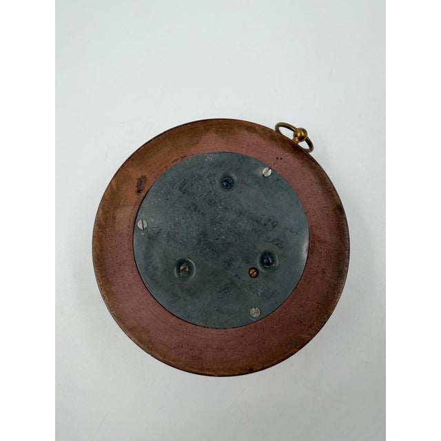 Aneroid Barometer in Wooden Frame, 1950s For Sale - Image 9 of 14