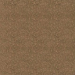 Zoffany Maze Fabric in Antelope For Sale