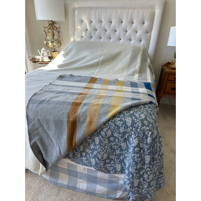 Pendleton Woolen Mills Oslo Evening Wool Blanket-King Size For Sale In Louisville - Image 6 of 15