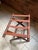 English Vintage 1940s Ralph Lauren Style Wooden Folding Luggage Rack With Original Leather Straps For Sale - Image 3 of 12