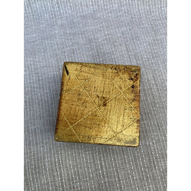 1990s Small Vintage Florentine Trinket Keepsake Box For Sale - Image 11 of 11