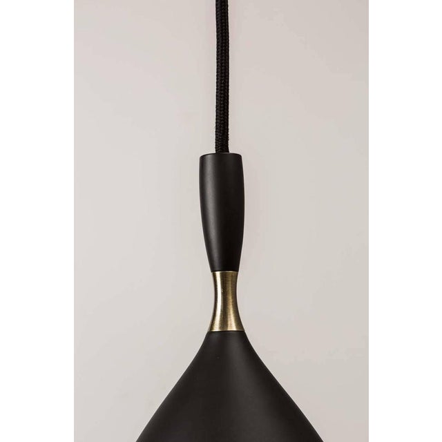2010s Birger Dahl Brass & Metal Scandinavian Modern Pendant Light For Sale - Image 5 of 6