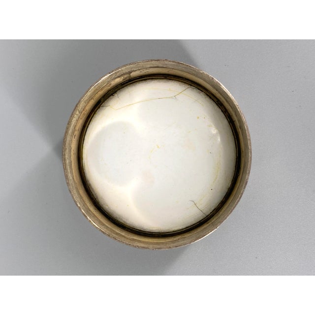 Art Deco Cylindrical Cigarette Case in 835 Silver, 1920s For Sale - Image 11 of 17