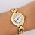 1990s Cartier Vendome 878999 18k Gold Manual Gadroon Link 26m Watch For Sale In Miami - Image 6 of 12