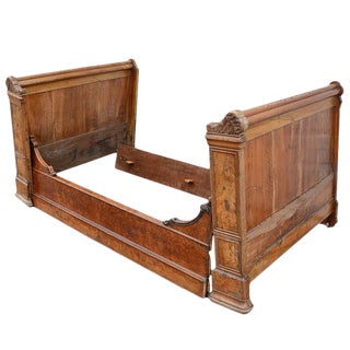 French Provincial Twin Sleigh Bed For Sale