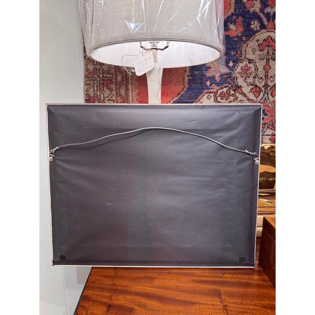 A richly colored vintage still life oil painting featuring a generous cluster of red berries nestled among lush green...