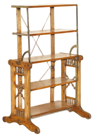 Metamorphic Bakers Table Bookcase from Boeckh Brothers, 1910s