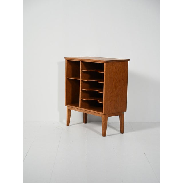 Oak Magazine Rack from Åvidabergs, 1950s For Sale - Image 4 of 11