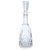 Glass Late 20th Century Waterford Crystal Lismore Tall Wine Decanter With Stopper For Sale - Image 7 of 13