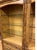 Brown 1980s Regency Coastal Style Faux Bamboo Fruitwood Bookcases / Display Cabinets - S/2, Pair For Sale - Image 8 of 11