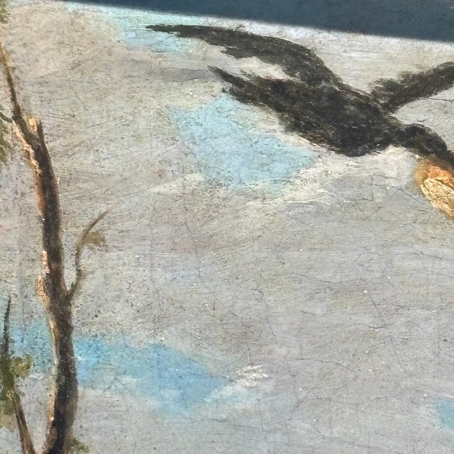 Neapolitan School Artist, Saint Elias, The Miracle of the Crows, 1600, Oil on Canvas For Sale - Image 7 of 18