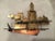 Brass Curtis Jere Sculpture of a Church With Village For Sale - Image 8 of 12