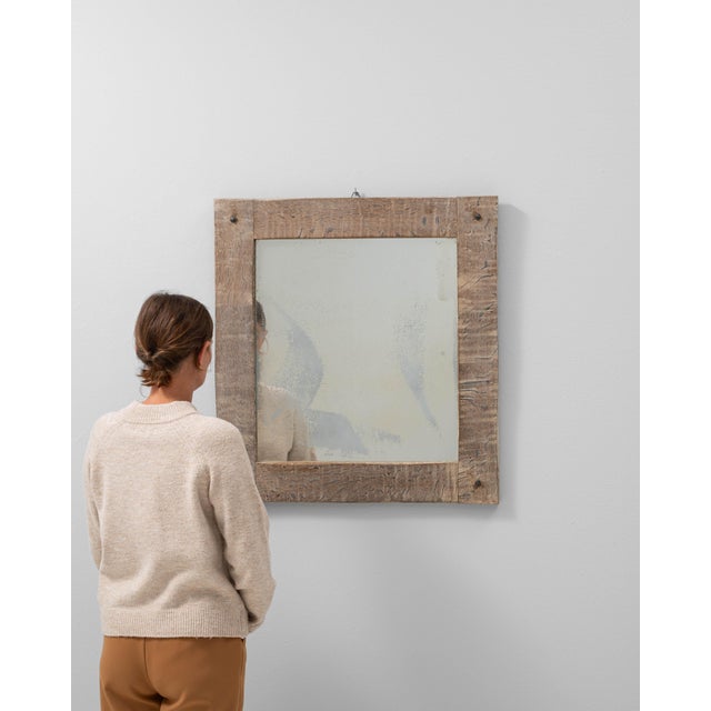 20th Century French Oak Mirror For Sale - Image 18 of 18