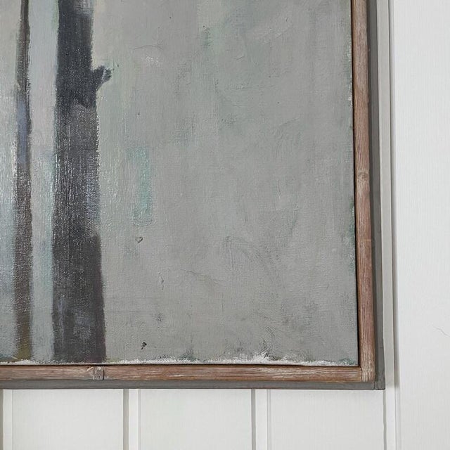 Mid Century Swedish Modernist Oil Painting "Fågelbo" by Lennart Wennersten For Sale - Image 4 of 10