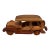 Vintage Handcrafted Wood Ford Touring Car Model Folk Art Sculpture. Ralph Lauren Bookcase Aesthetic For Sale