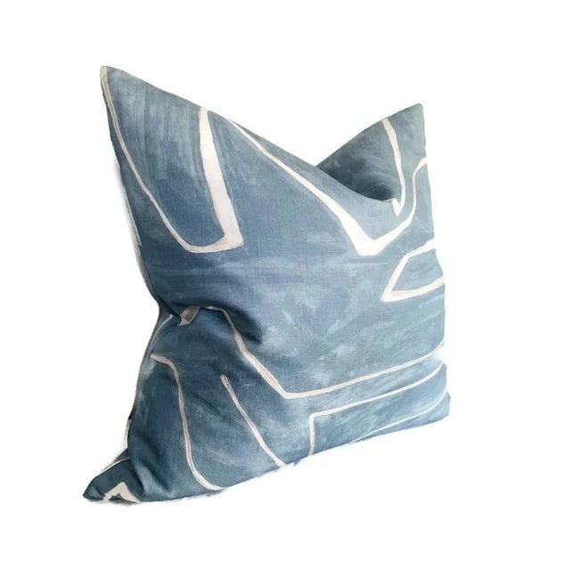 Abstract Graffito Sky Pillow Cover For Sale - Image 3 of 5