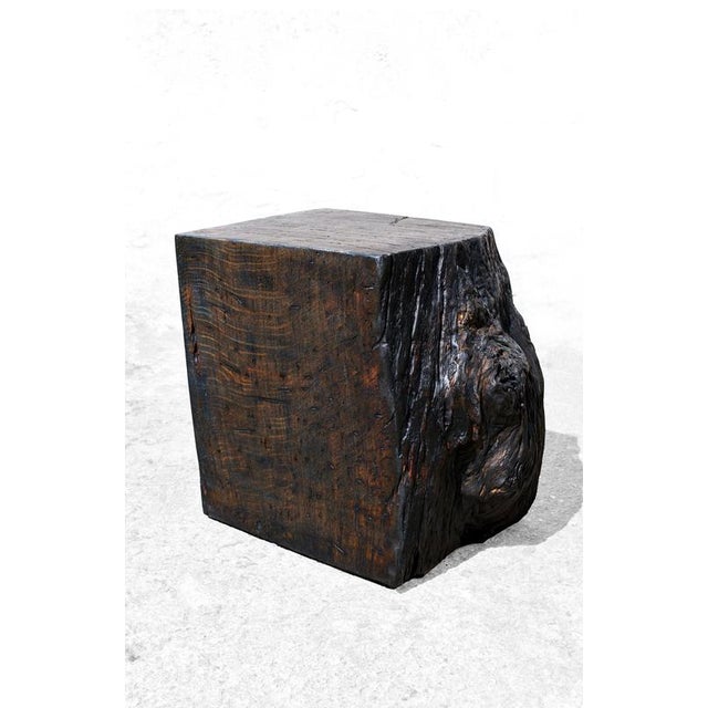 W2386 Stool in Oxidized Oak by Jörg Pietschmann For Sale - Image 11 of 18
