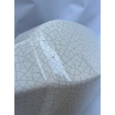 Chinese Crackle Finish Porcelain Vase For Sale - Image 6 of 11