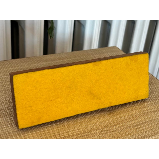 Vintage Brass and Wood 'Honest Banker' Sign For Sale - Image 6 of 7