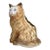 Mid-Century Figural Long-Hair Cat Porcelain Indoor Planter For Sale
