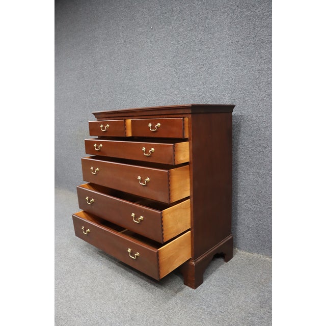 Kittinger Mahogany Gentleman’s Chest Williamsburg Adaptation For Sale - Image 11 of 12