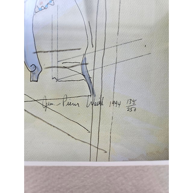 Jean-Pierre Weill Layered Glass Painting - Large Limited Edition For Sale - Image 9 of 10