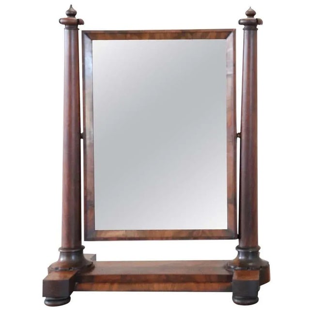 Antique Mahogany Dressing Table Mirror, 1800s For Sale - Image 11 of 11