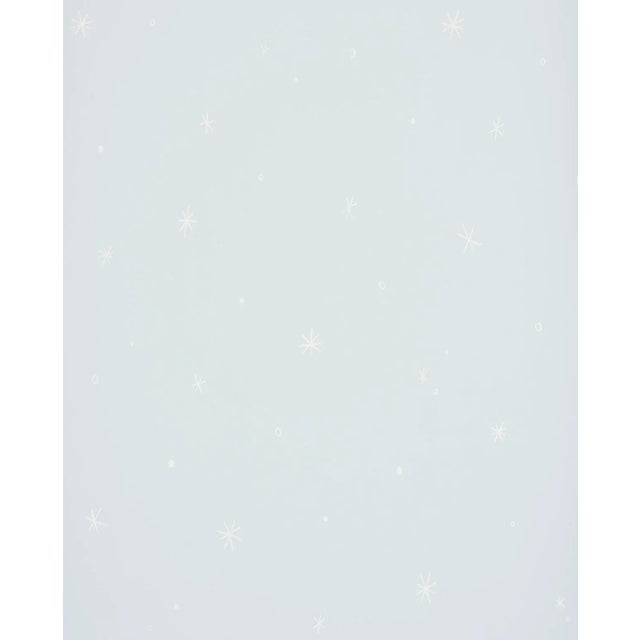 Contemporary Sample - Schumacher X Charlap Hyman Herrero Calisto Wallpaper in Mineral For Sale - Image 3 of 3