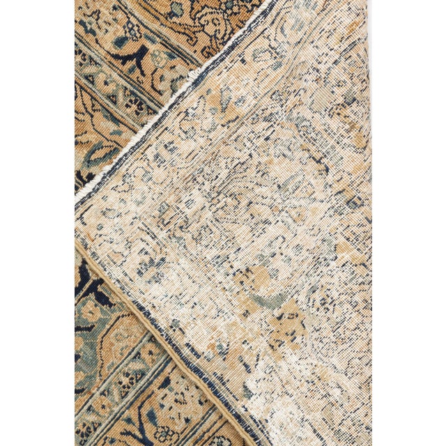 Persian Antique Persian Tabriz Handmade Wool Rug For Sale - Image 3 of 8