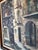 Vintage Rustic European Street Scene Oil Painting on Canvas – Framed For Sale - Image 11 of 13
